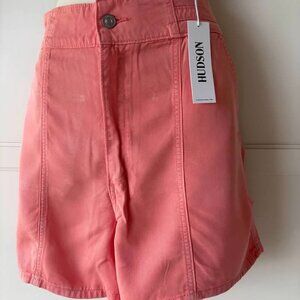 Hudson Jeans Denim Shorts Women's Papaya SZ 33 (14) & 34(16)-NWT
